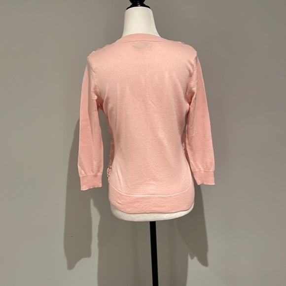 New York & Company Pink Floral Sweater - Picture 5 of 9